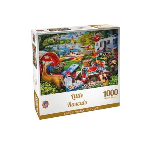 Masterpieces Jigsaw Puzzle 1000 Pieces for Adults & Families - Little Rascals - 19.25"x26.63" - Puzzles for Adults 1000 Pieces - size: 1000 Piece