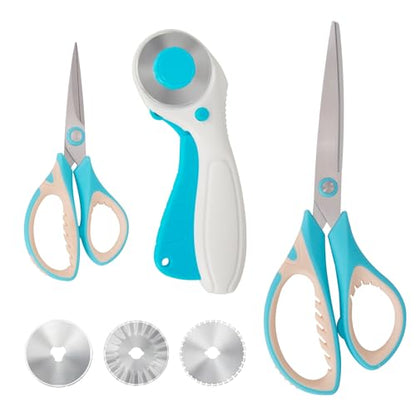 MANUFORE Craft Knife Set and Fabric Scissors Set Bundle