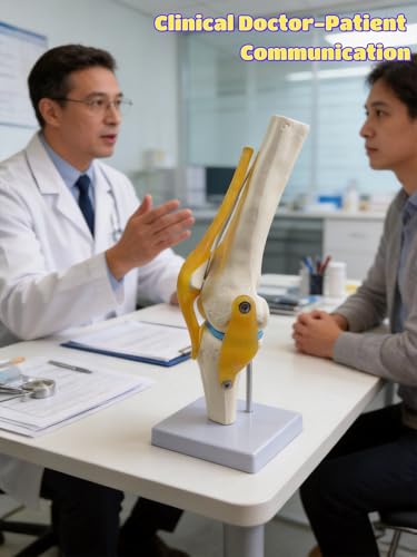 6-Piece Joint Models Set - Life-Size Human Joints Model with Ligaments, Anatomy Models for Shoulder, Knee, Hip, Elbow, Hand and Foot, Ideal for Medical Teaching, Lab Training and Patient Communication