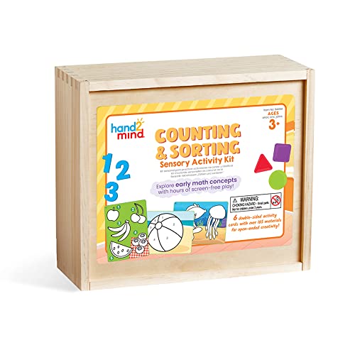 hand2mind Counting and Sorting Sensory Activity Kit, Sensory Box, Ages 3+