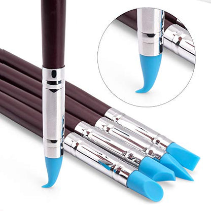 10PCS Silicone Color Shaper Tools, Clay Sculpting Tools for Artists