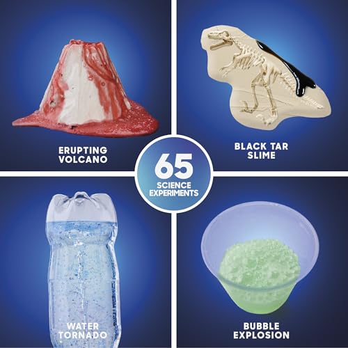 Discovery™ Planet Earth Science Kit – 65 Experiment STEM Lab for Kids| Includes DIY Volcano, Tornado, Fossils, Crystals, & Slime| Geology, Chemistry & Archeology Learning Toy|Educational Gift| Ages 8+
