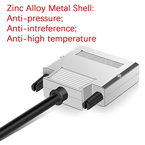 DB25 Male Solderless Breakout with 5Ft 24AWG Replacement Cable - style: Metal Male