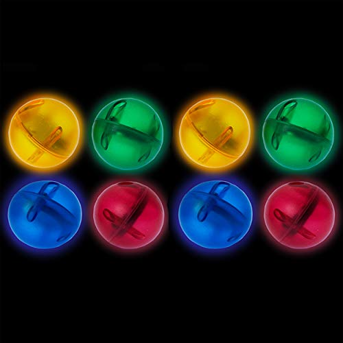 PicassoTiles Motion Activated Marbles 8pc LED Light-Up Glow in The Dark Translucent Balls for Marble Run Race Racetrack Maze Magnetic Construction Magnet Tiles Building Block STEM Education Kids Toys - color: 8pc Led Balls for Marble Run