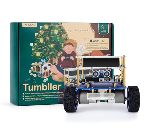 ELEGOO Tumbller Self-Balancing Robot Car Kit, Compatible with Arduino