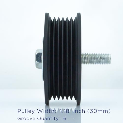 Belt Idler Pulley, 36610 Belt Tensioner Pulley for Select Cadillac, Chevrolet, GMC as Escape, Escalade, Silverado, Suburban, etc Models. 419-091 Automotive Replacement Idler Pulley Kit by KeeRoarin - size: 36610 - GM