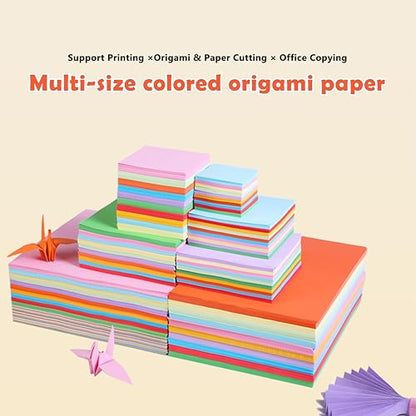 Origami Paper 100 Sheets 4 x 4 Inch Double Sided Color Paper - color: Green
