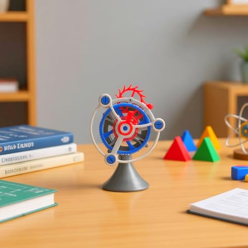 MagicTech 3D Printing Flywheel Model Material DIY Handicraft Mechanical Clock Imitation Toy JY08 - size: 2.7 x 1.8 x 3.9 Inch