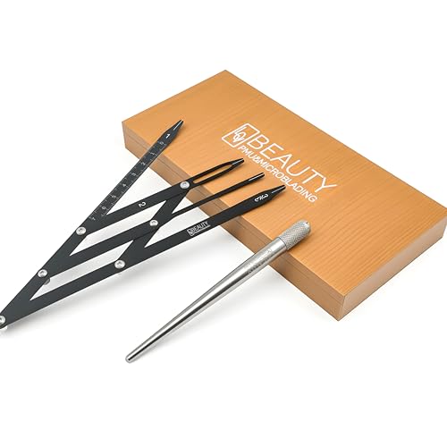 Eyebrow Ruler Compass Golden Ratio Stencil Flexible Arms Symmetrical Tool