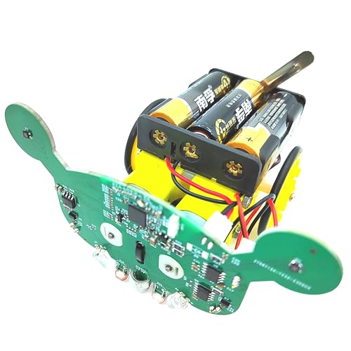 Line Following Robot Kit Smart Robot Assembly Project Kit Obstacle Avoidance Robot with Music DIY Kit Educational Robot Toy, Medium