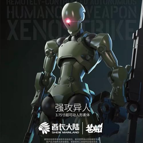 ARDENTIS & Sheik Mainland 1/18 Model Kit Mecha Xenostrike Green 2PCS - color: Xenostrike Green