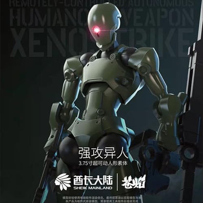 ARDENTIS & Sheik Mainland 1/18 Model Kit Mecha Xenostrike Green 2PCS - color: Xenostrike Green