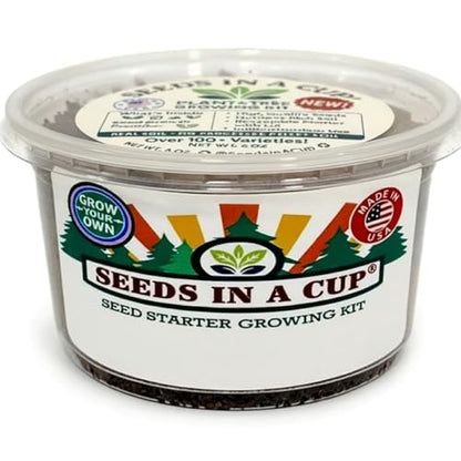 Seeds In A Cup- Tree Growing Kit (Pomegrante)- Plastic Planter - style: Pomegrante