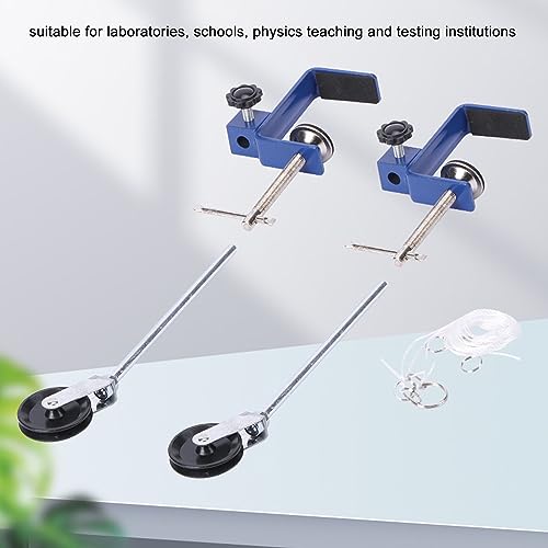 Laboratory Bench Clamp, Reinforced Bench Clamp with Pulley Simple Structure Multipurpose Table Mount Clamp for School Education Science Experiment Tools Teacher Supply