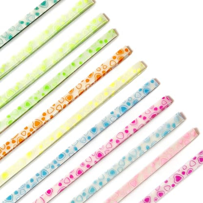 Jtnohx Luminous Origami Star Paper Strips Luminous Origami Heart-shaped - color: heart-shaped