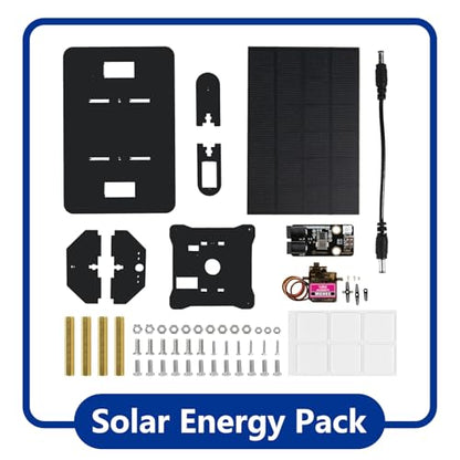 ACEBOTT Smart Car kit Functions STEM Coding for Ages 16+ Solar Energy Expansion Pack(Without Car)-Solar Panel Pack Solar Module Durable Outdoor Solar Charger