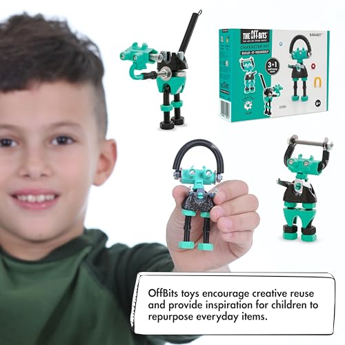 The Off Bits BabaBit Build Your Own Robot Toy Construction Set, Educational Easter Gift STEM Activities Learning Kit, Creative Build and Play Model Kit Steam Toys for 6 7 8 9 10+ Year Old Boys & Girls - style: BabaBit