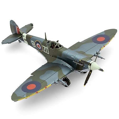 Metal Earth Supermarine Spitfire Color 3D Metal Model Kit Fascinations - style: Retro" or "Classic