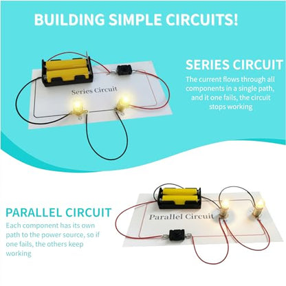 STEM Electric Circuit Kit for Kids Ages 8+,Educational Science Kit