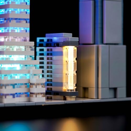 LED Lighting Compatible with LEGO Architecture New York City Skyline 21028，Light Kit Compatible with LEGO 21028, NOT Included The Model Set - JUST Lights
