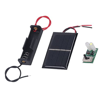 Solar Light Control Panel Kit 1.2V Solar Light Control Board Charging PCB Solar Lawn Lamp Control Board Set with Instruction Manual