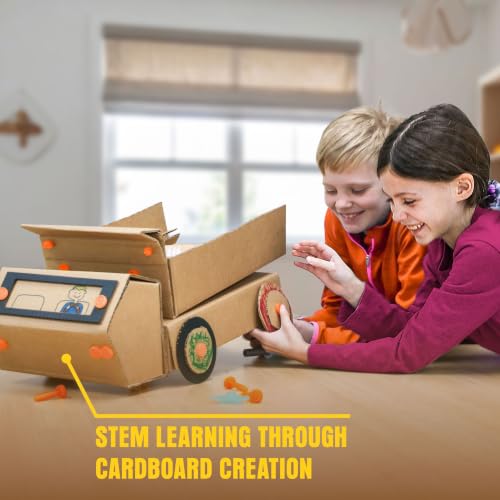 Swift Tool Kit – Cardboard Cutter & Construction Tool Set for Kids Age 5+ - size: Tool Kit (50+ pcs)
