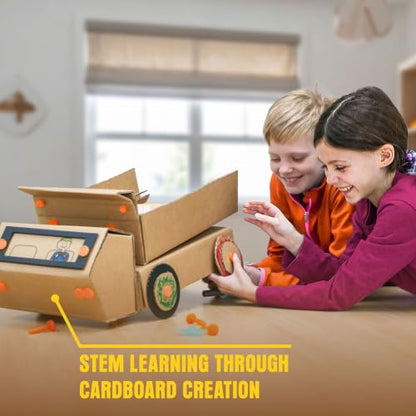 Swift Tool Kit – Cardboard Cutter & Construction Tool Set for Kids Age 5+ - size: Tool Kit (50+ pcs)