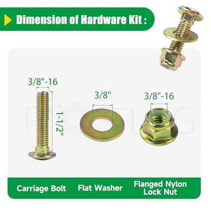 2 Pack 177968 Idler Pulley Craftsman for Husqvarna 54 in Z254 Decks - color: T12 2x177968