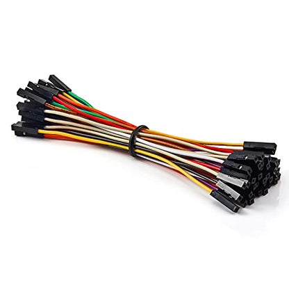 Chanzon 40pcs 10cm Female to Female Header Jumper Wire Dupont Cable Line - color: (3) Female to Female (40pcs), size: 10CM