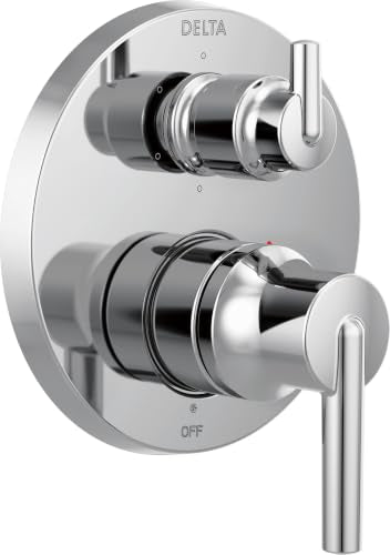 Delta Faucet T24959, Chrome Trinsic Contemporary Monitor 14 Series Valve Trim with 6-Setting Integrated Diverter - color: Chrome