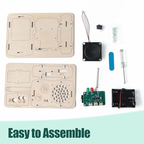 STEM Projects Science Toys for Kids Ages 6-8-13 Walkie Talkies Birthday Gifts for 6 7 8 9 10 11 12 14+ Years Old Boys Girls Teens Engineering DIY 3D Puzzles Kits Electronics Cool Gadgets Stuff Games