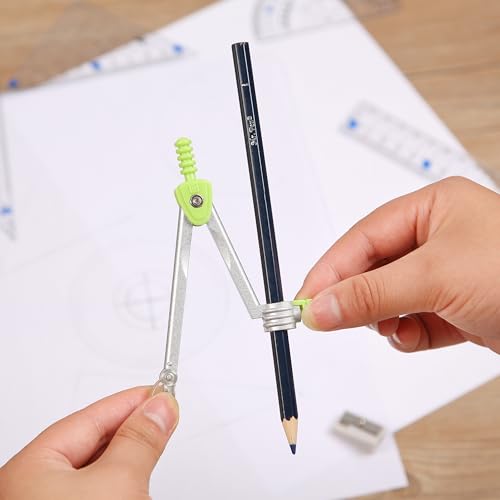 Mr. Pen- Geometry Set, 7 pcs, Compass for Geometry Compass Math