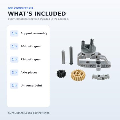 4-Pack MOC Suspension Drive Kit 12:20 Ratio with Axles and U-Joints