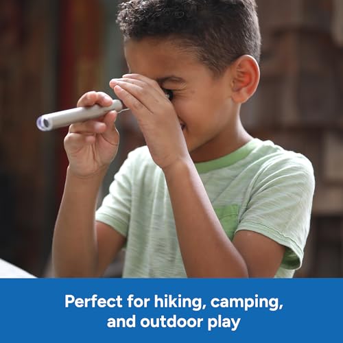 Educational Insights GeoSafari Pocket Scope - Portable Microscope for Kids, Mini Kids Telescope, 2-in-1 Discovery Toys to Take Anywhere, Outdoor Exploration, STEM Gifts for Boys & Girls Ages 6+ - size: Compact Spotting Scopes (Pack of 2)