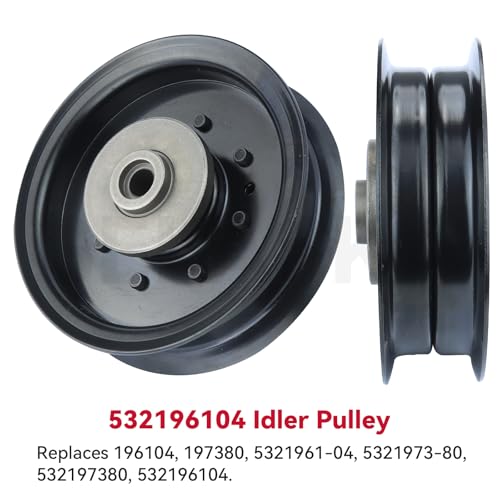 GELASKA 532197380 532196104 Husqvarna Idler Pulley for Husqvarna 48 54 Deck - color: A3 1x196104