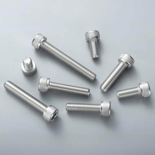 293PCS M5 Screws Assortment Kit, 304 Stainless Steel 18-8 Hex Socket Head Cap Screws Bolts Nuts and Washers Set, M5 x 8/10/12/16/20/25/30mm, for 3D Printer - size: M5 293PCS Socket SS