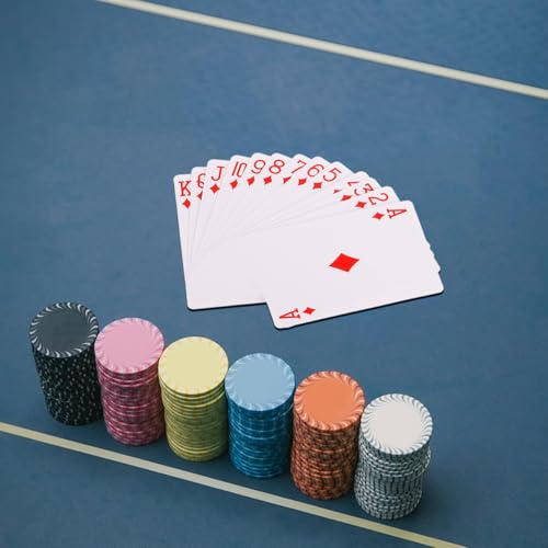 Didiseaon Blank Playing Cards Paper White 2 Sets for DIY Poker Games