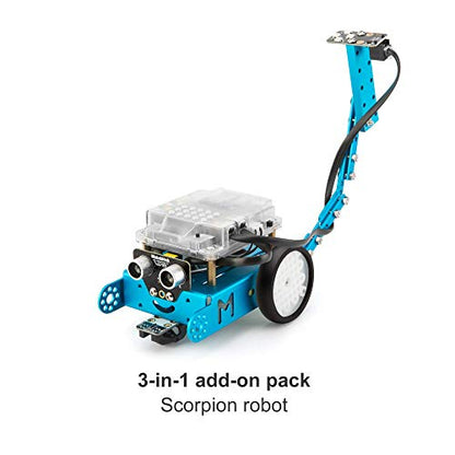 Makeblock Bundle of Pink mBot Robot Kit + Interactive Light & Sound Add-on Pack