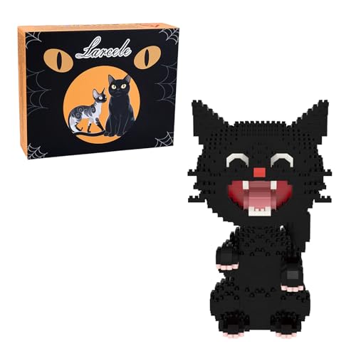 Larcele 1188 Pcs Black Cat 2 Micro Building Blocks Set for Kids 8+ KLJM-05 - style: Black Cat 2