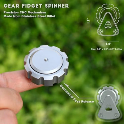 Pocket Ferris Wheel Fidget Toys Adults, 2 in 1 Desk Spinner
