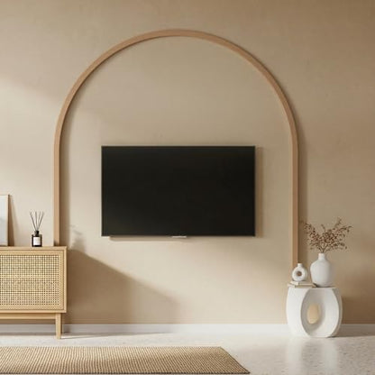 Novabright Unfinished Wood Arch Trim, 80 x 70 Inch, Arch - size: 80 x 70 Inch, style: Arch