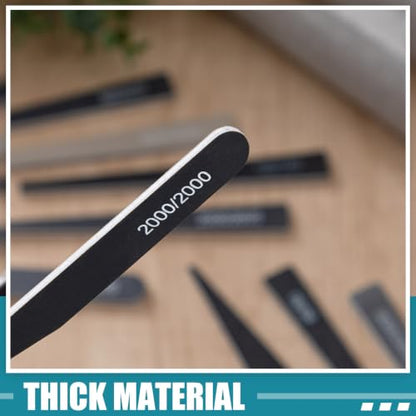 Honoson 10 Pcs Sanding Sticks for Plastic Models, Low Grits, Knife Shape - style: Knife Shape