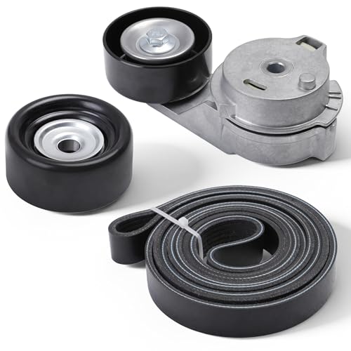 Serpentine Belt Tensioner idler Pulley Kit for Chevy Colorado 04-12 - size: for Colorado/Canyon 2004-2012