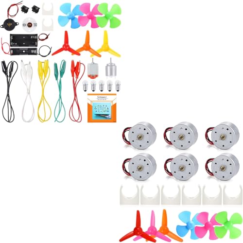 Sntieecr Electric Circuit Motor Kit and 6 Set Mini Generator Motors