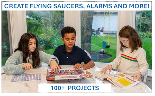 SNAP CIRCUITS Jr. SC-100 STEM Electronics Kit, 100+ Projects, Ages 8+ - size: 100 Projects