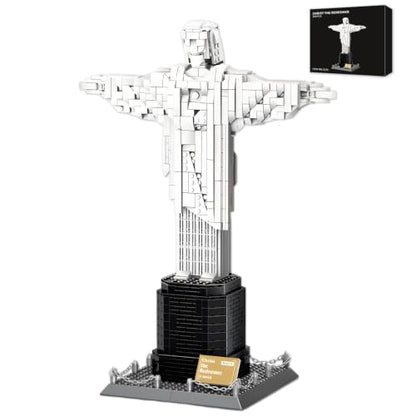 Architecture Christ The Redeemer Statue Building Blocks Sets Brazil Jesus Building Kits Model Toys Gift for Adults Kids Teens 973 PCS - style: Christ The Redeemer