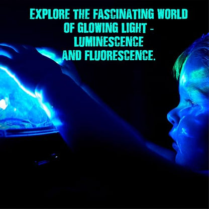 Einstein’s Glow in Dark Science Kit for Kids. STEM for Boys & Girls Aged 8 and Above. 18 Exciting Experiments Inside. Detailed Picture Guide Included. - color: Green and Yellow