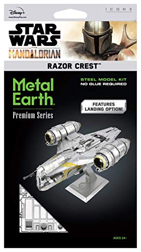 Metal Earth Fascinations Premium Series Star Wars The Mandalorian Razor Crest 3D Metal Model Kit