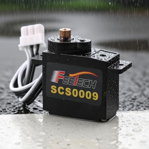 SCS0009 Serial Bus Servo Kit SCS0009 2.3KG Micro Servo Metal Gear w/300° Encoder TTL/RS485 for Robot Arm, RC Helicopter, Arduino, STEAM (5 Servos) - style: 5 Servos