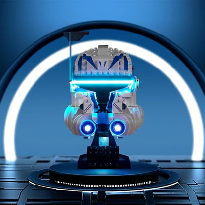 VONADO LED Light Kit Compatible with Lego Captain Rex Helmet Set 75349, DIY Lighting Compatible with Lego Helmet 75349 (No Model), Creative Lights Compatible with Lego Helmet 2023 Series - style: Light Compatible with Lego Captain Rex Helmet 75349